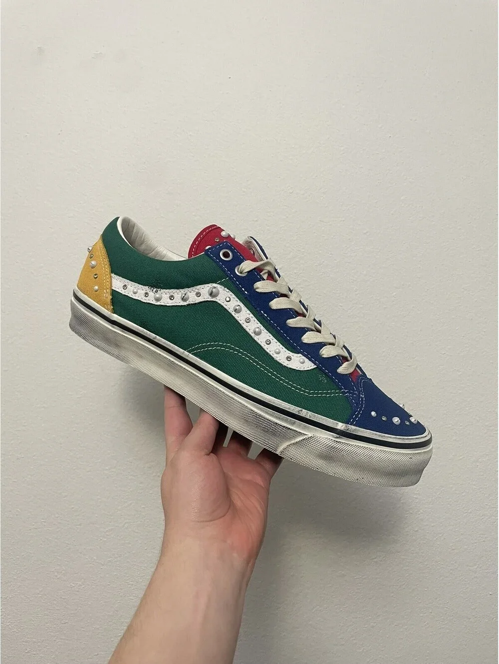 Men’s Size 13 Vans LX Old Skool 36 Pearlized Pack Yacht Club IN HAND